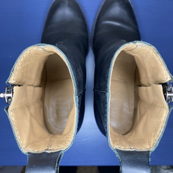 Acne Studios Pistol Boots Black Leather Ankle Booties EU 37 - Picture 12 of 14